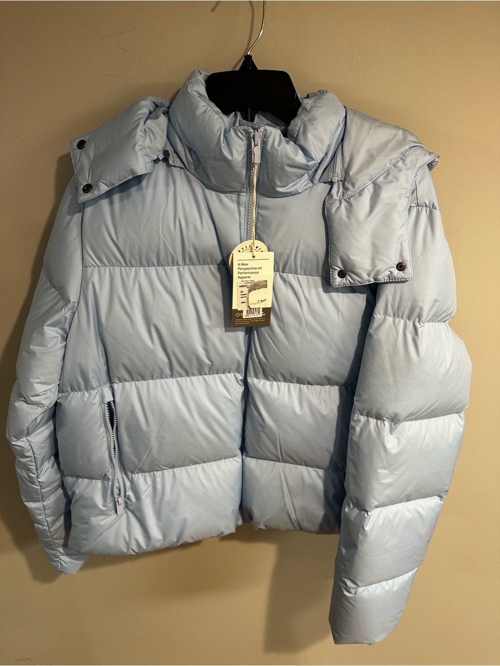NWT Vuori Alta 650 Down Filled Jacket Light Blue Women's Puffer Jacket XL - Picture 5 of 11